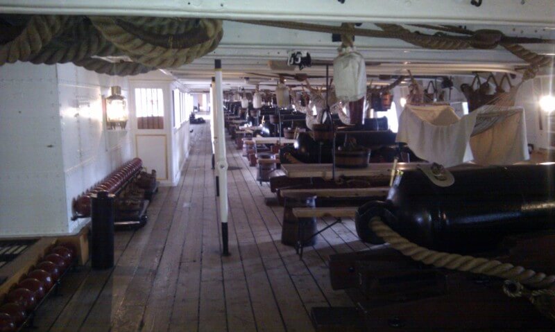 HMS Warrior - gun deck