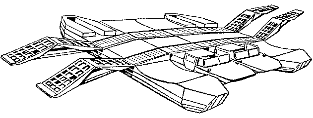 A diagram showing how two GSP vehicles were mated to create a ferry