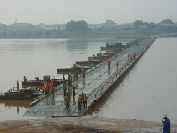 PMP pontoon bridge
