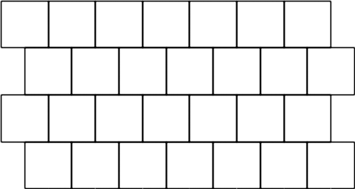 Offset square grid