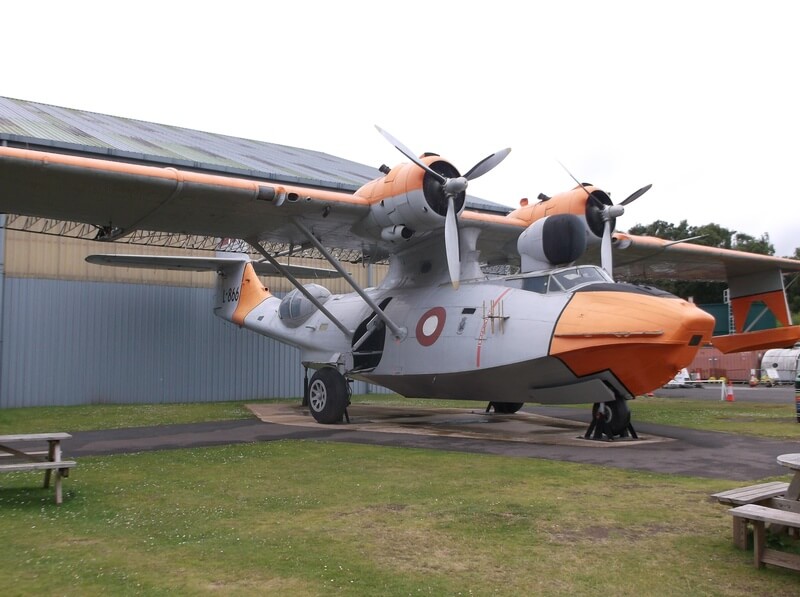Catalina at RAF Cosford, photographed from the front right.
