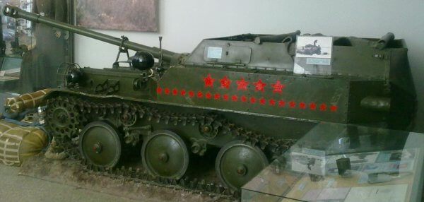 Soviet ASU-57. Not a tank.